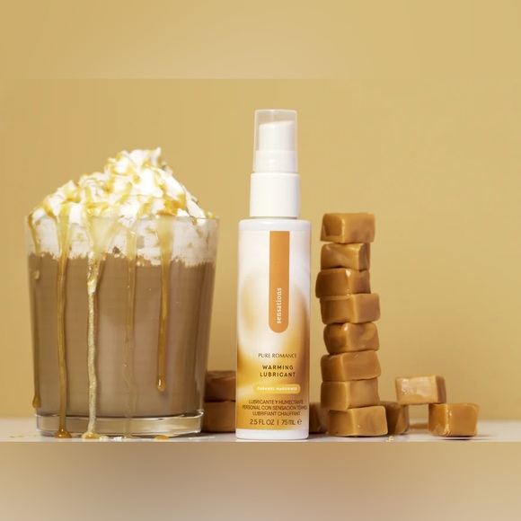 ❄️🔥Sensations Caramel Macchiato☕️🧋Pure Romancë Warming Lubrïcant Coffee Lovers - Picture 3 of 10